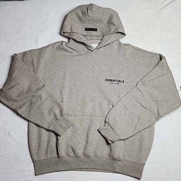 NWT Fear of God Essentials Dark Oatmeal Hoodies - Picture 3 of 10